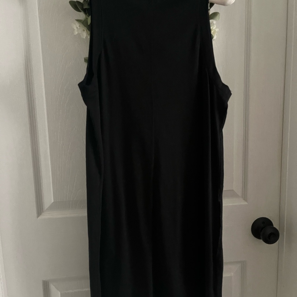 Old Navy Black Sheath Dress with Pockets, Pull On